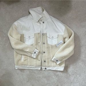 Nwt Pacsun white and cream jacket